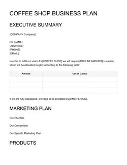 Business Plan Templates 7 Free Samples 2020