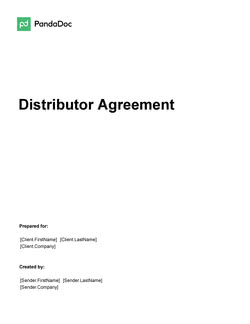 Distributor Agreement Template
