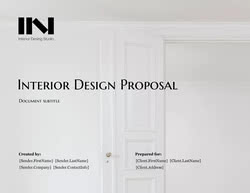 Interior Design Proposal Template