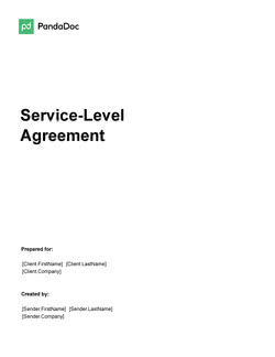 Service-Level Agreement Template