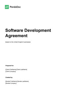 Software Development Agreement Template UK