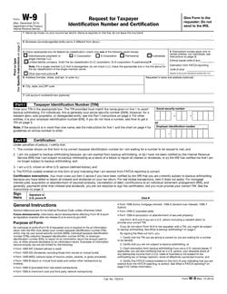 tax form template