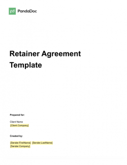 Retainer Agreement Template