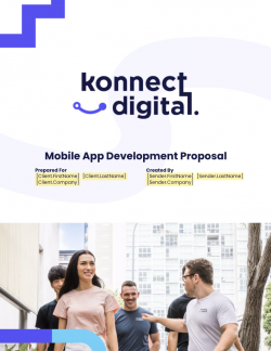 Mobile Development Proposal Template by Konnect Digital