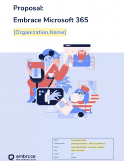 Microsoft 365提案模板（按拥抱）