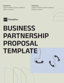 Business Partnership Proposal Template