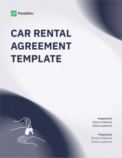 Car Rental Agreement Template