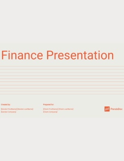 Finance Presentation