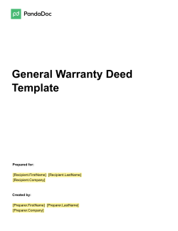 General Warranty Deed Template