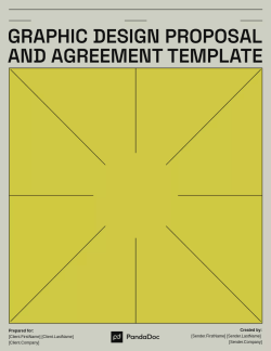 Graphic Design Proposal and Agreement Template