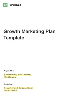 Growth Marketing Plan Template