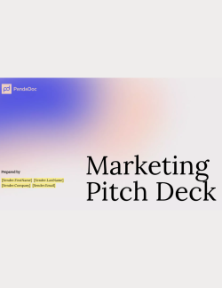 Marketing Pitch Deck