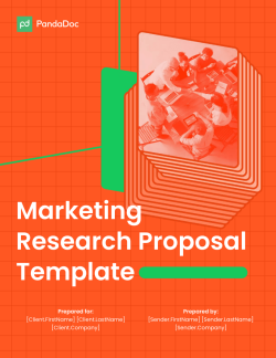 Marketing Research Proposal Template