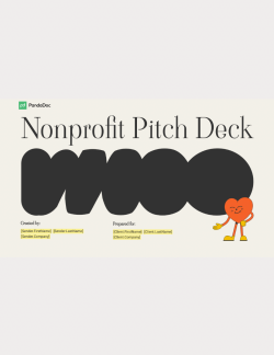 Nonprofit Pitch Deck