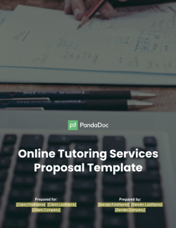 Online Tutoring Services Proposal Template