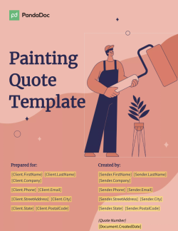 Painting Quote Template
