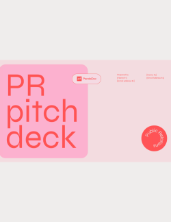 PR Pitch Deck