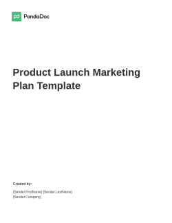 Product Launch Marketing Plan Template