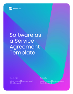 SaaS agreement template