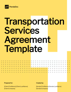 Transportation Services Agreement Template