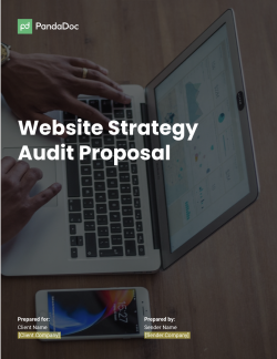 Website Strategy Audit Proposal Template