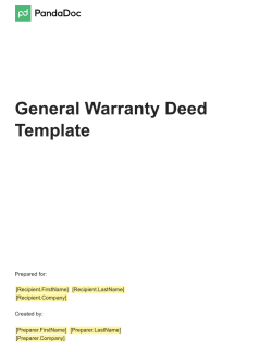 General Warranty Deed Template