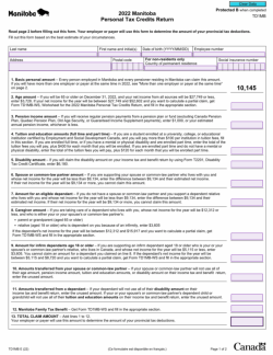 Free Electronic TD1MB Form (TD1 Manitoba)
